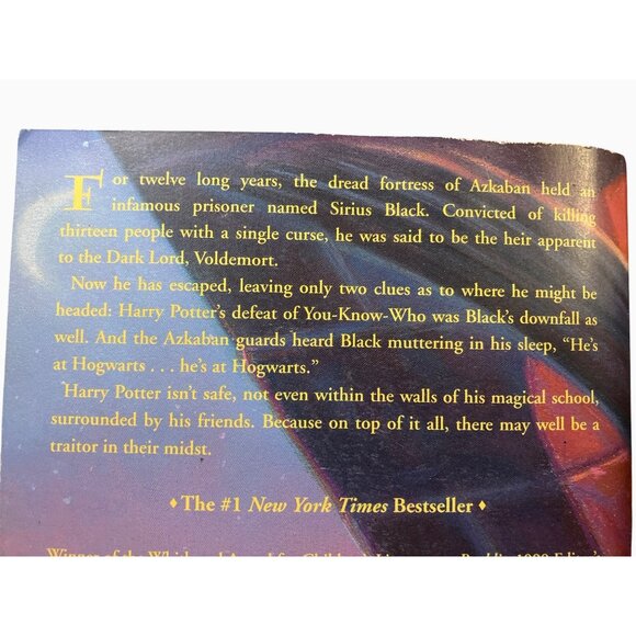 Harry Potter And The Prisoner Of Azkaban Paperback Book By J.K. Rowling Scholas - Picture 13 of 16